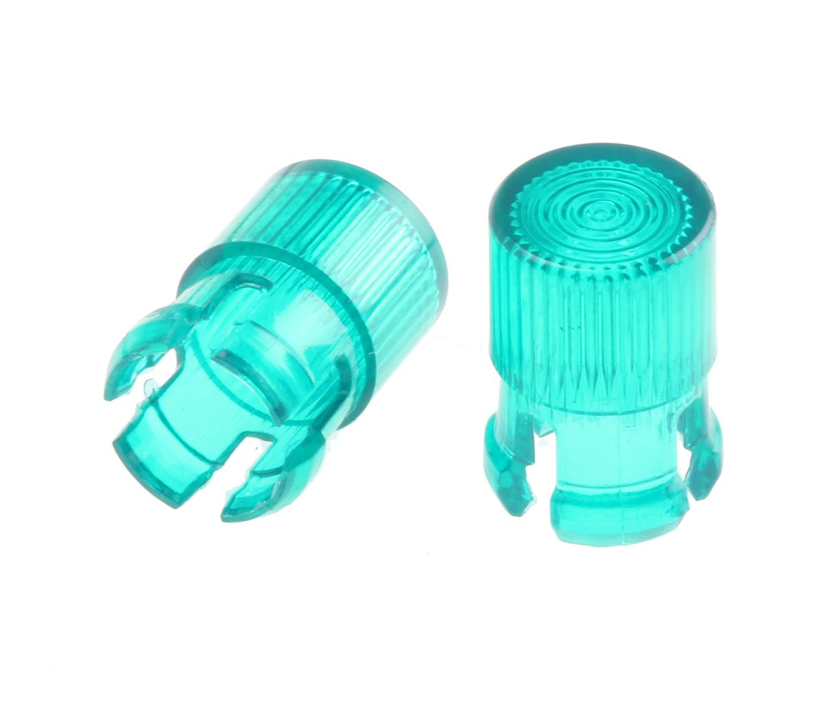 Visual LED Lens Cap for use with Through-Hole LEDs