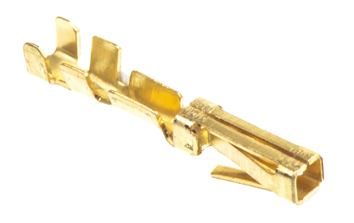 TE Connectivity AMPMODU MOD II Series Female Crimp Terminal, 30AWG Min, 28AWG Max