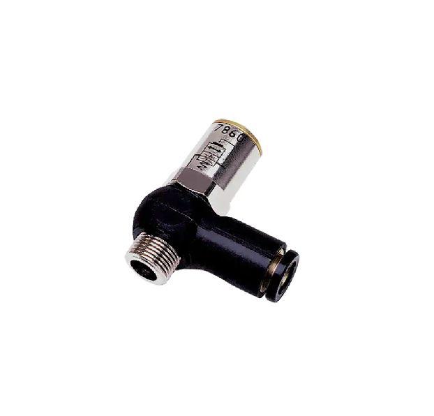 Legris 7860 Series Threaded Flow Regulator, G 3/8 Male Inlet Port x 10mm Tube Outlet Port