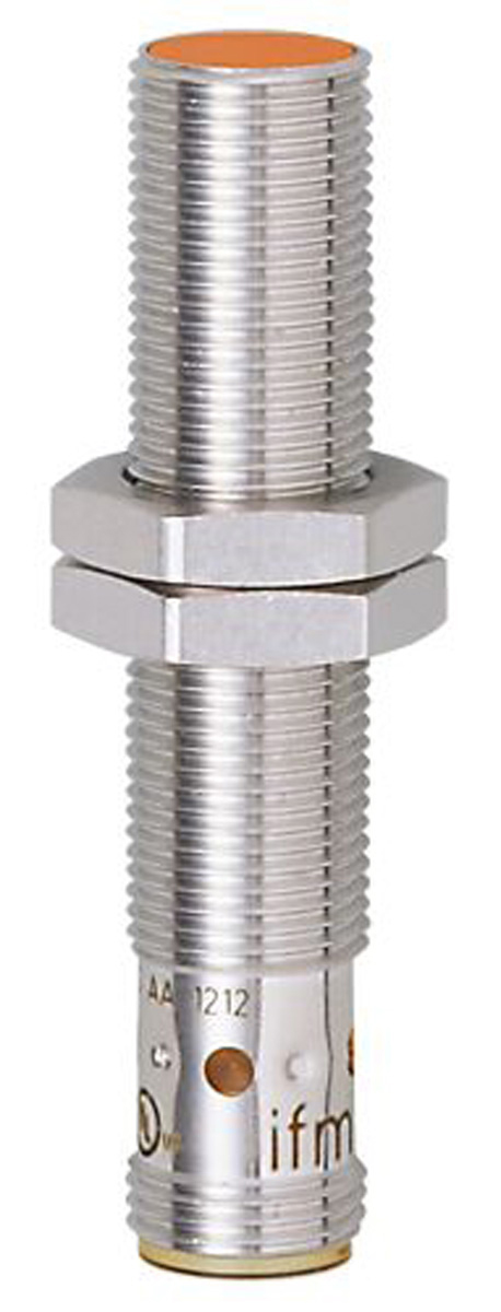 ifm electronic Inductive Threaded Barrel Proximity Sensor, M12, 1.5 mm Detection, PNP/NPN NO/NC, 10 → 30 V dc