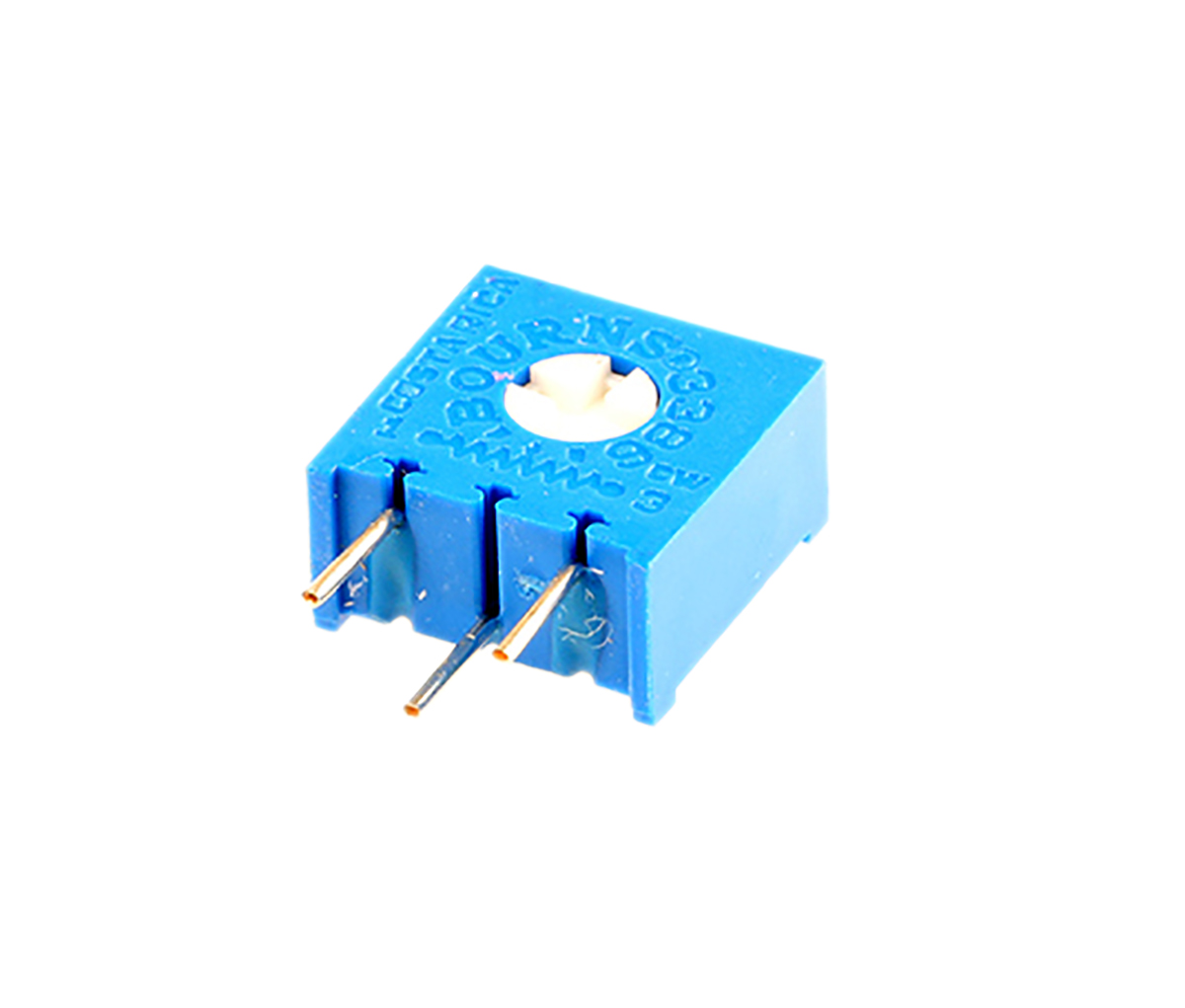 1MΩ, Through Hole Trimmer Potentiometer 0.5W Bourns, 3386