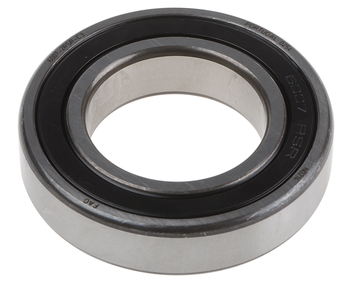 FAG 6007-2RSR-C3 1 Row Ball Bearing - 35 mm ID, 62 mm OD