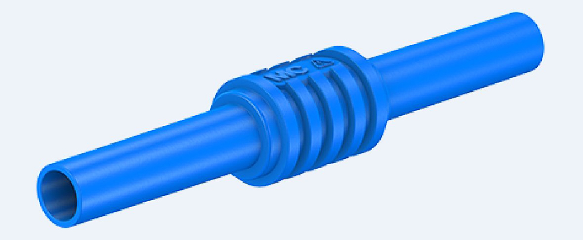 Staubli Blue, Female Banana Coupler With Brass contacts