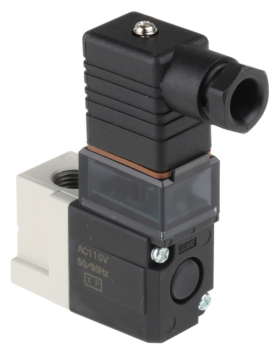 SMC 3/2 Pneumatic Solenoid Valve - Solenoid/Solenoid G 1/4 VT307 Series 110V ac