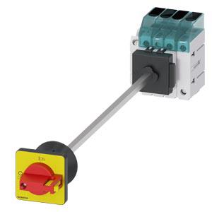 Siemens 3 Pole DIN Rail Isolator Switch - 63A Maximum Current, 22kW Power Rating, IP65