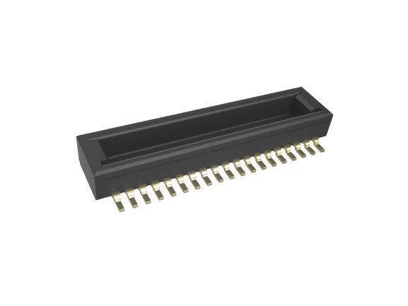 Amphenol Communications Solutions BergStak Series PCB Mount PCB Connector, 34-Contact, 2-Row, 0.4mm Pitch, Pin