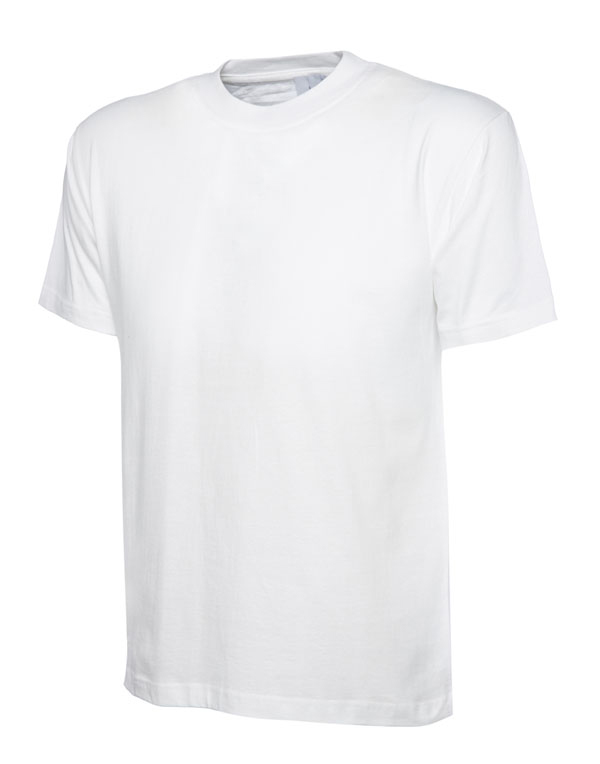 Uneek White 100% Cotton Short Sleeve T-Shirt