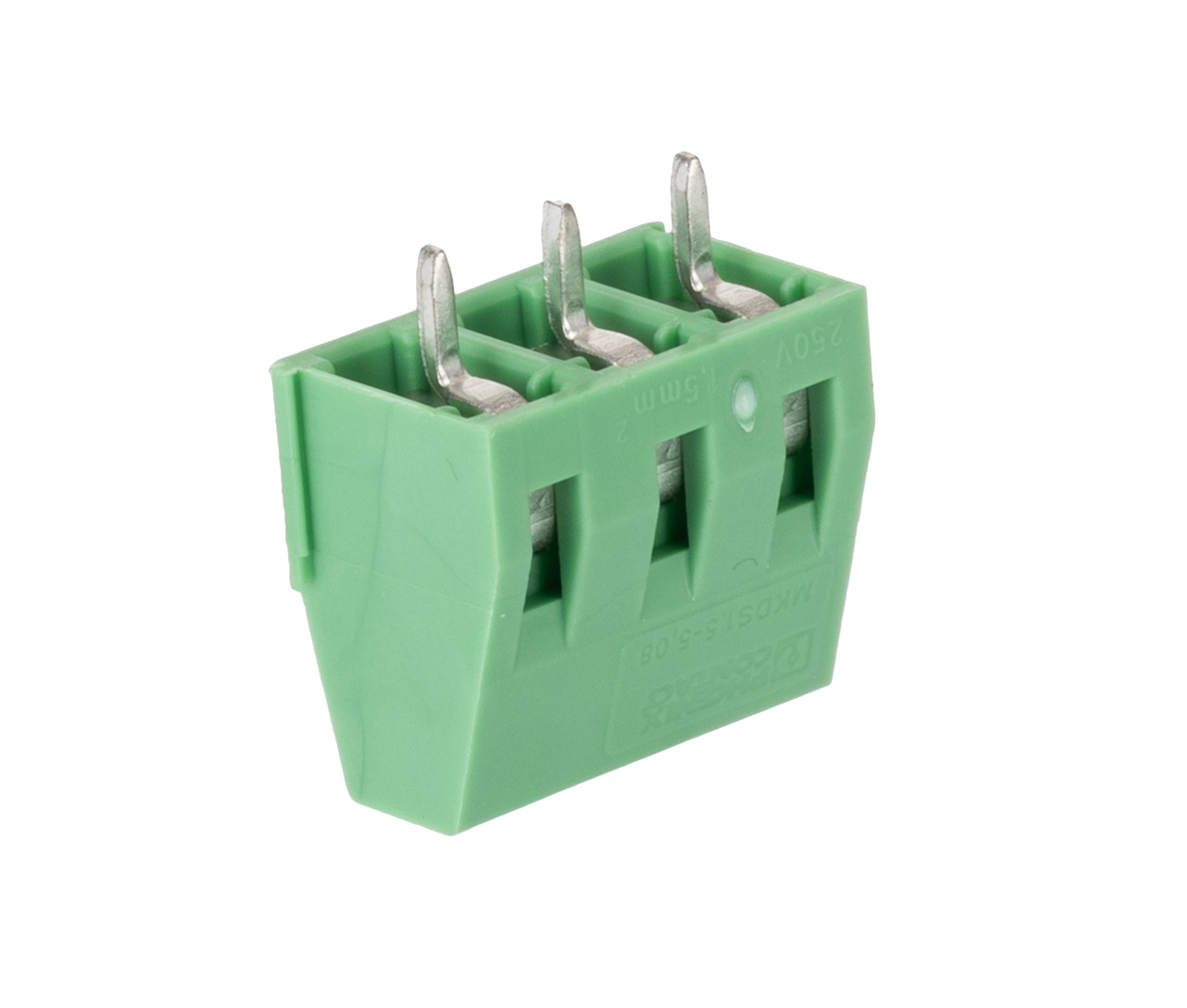 Phoenix Contact 5/ 3-5, 08, MKDS 1 Series PCB Terminal Block, 5.08mm Pitch, Wave Soldering, 1-Row, PCB Termination