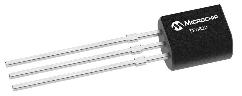 Microchip TP0620 Type P-Channel MOSFET, -175 A, 200 V Enhancement, 3-Pin TO-92 TP0620N3-G