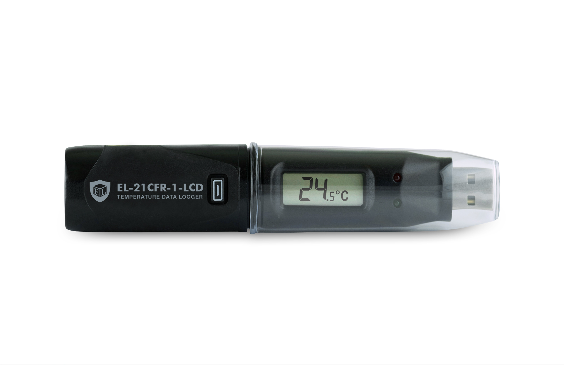 Lascar EL-21CFR-1-LCD Temperature Data Logger, USB, 1 Input Channel(s)