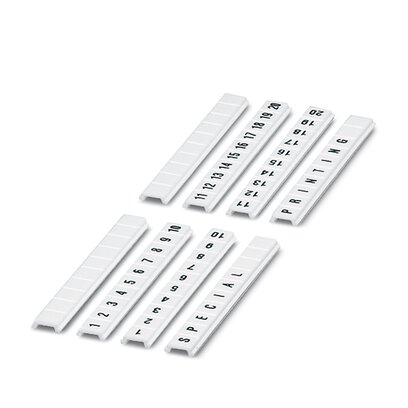 Phoenix Contact, ZBF Marker Strip for use with  for use with Terminal Blocks