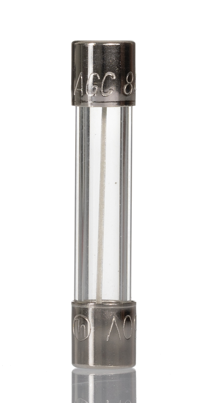Eaton 8A F Glass Cartridge Fuse, 6.3 x 32mm