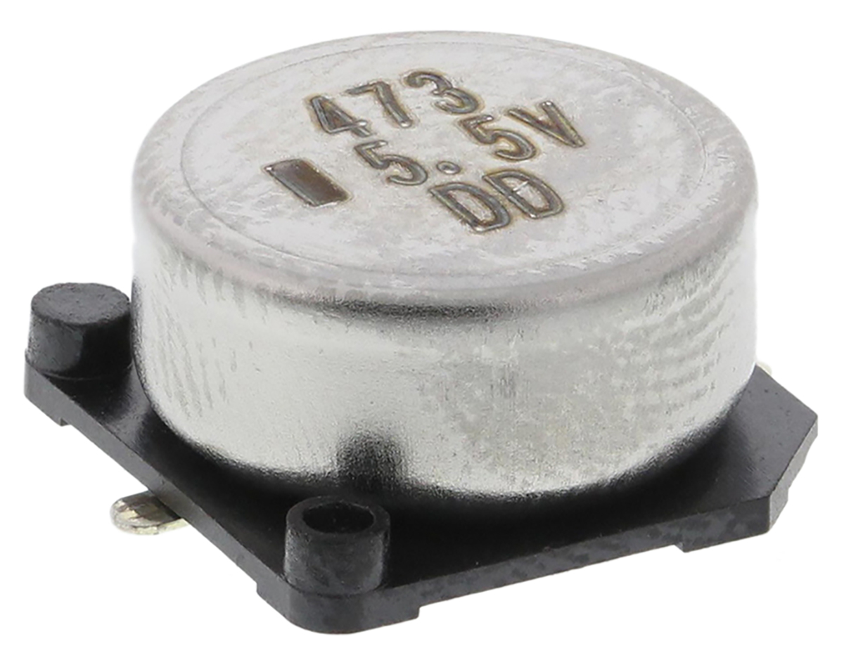 KEMET 47mF Supercapacitor -20 → +80% Tolerance, Supercap FC 5.5V dc, Surface Mount