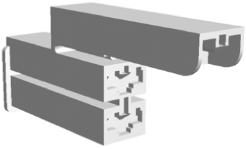 TE Connectivity, Positive Lock .187 Mk II 3 Way Nylon Crimp Terminal Housing, 6.35mm Tab Size, Natural