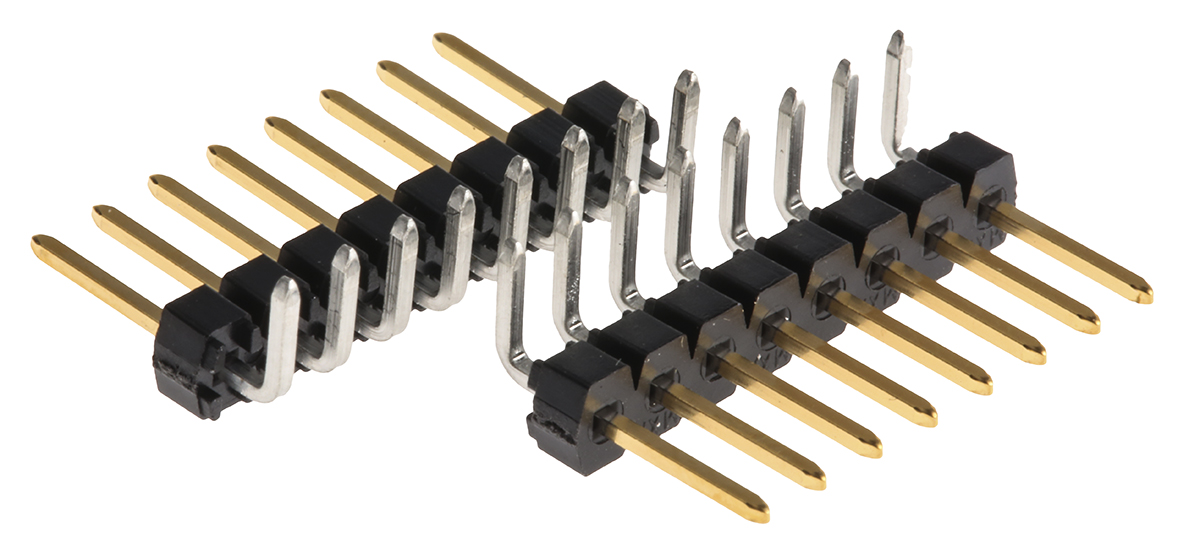 Molex C-Grid III Series Right Angle Through Hole Pin Header, 8 Contact(s), 2.54 mm Pitch, 1 Row, Unshrouded