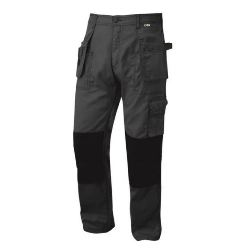 Orn Swift Tradesman Men's Black Cotton, Polyester, Size Regular Waist Size 127 cm W 32in L