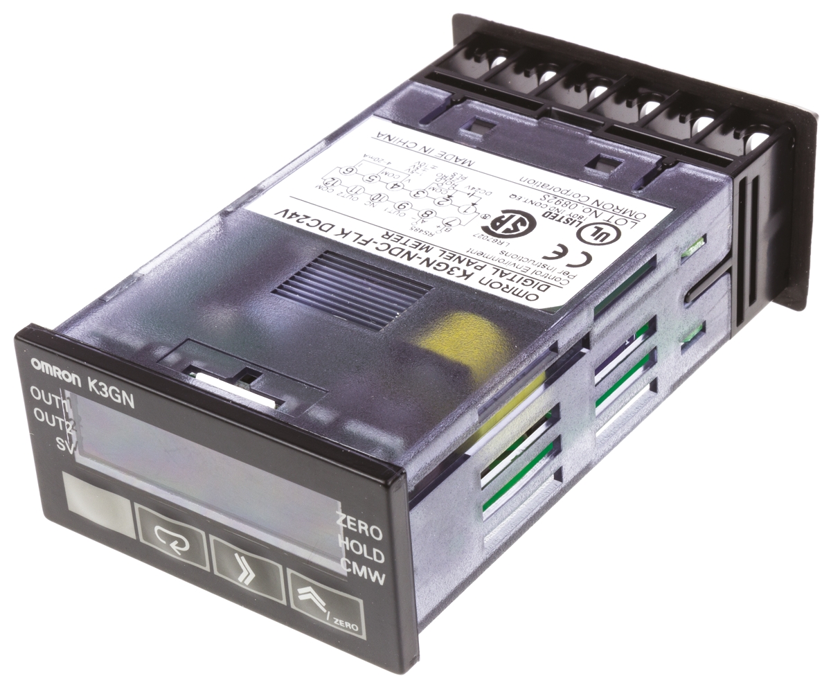 Omron LCD Digital Panel Multi-Function Meter for Current, Voltage, 22mm x 44.8mm