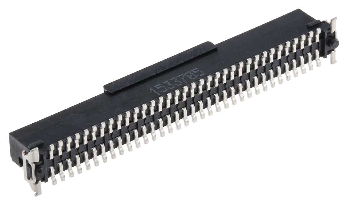 ERNI SMC Series Straight Surface PCB Header, 68 Contact(s), 1.27 mm Pitch, 2 Row, Shrouded