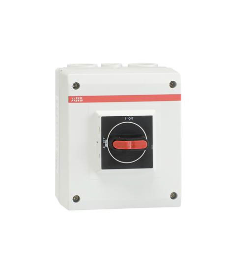 ABB 4P Pole Isolator Switch - 40A Maximum Current, IP65