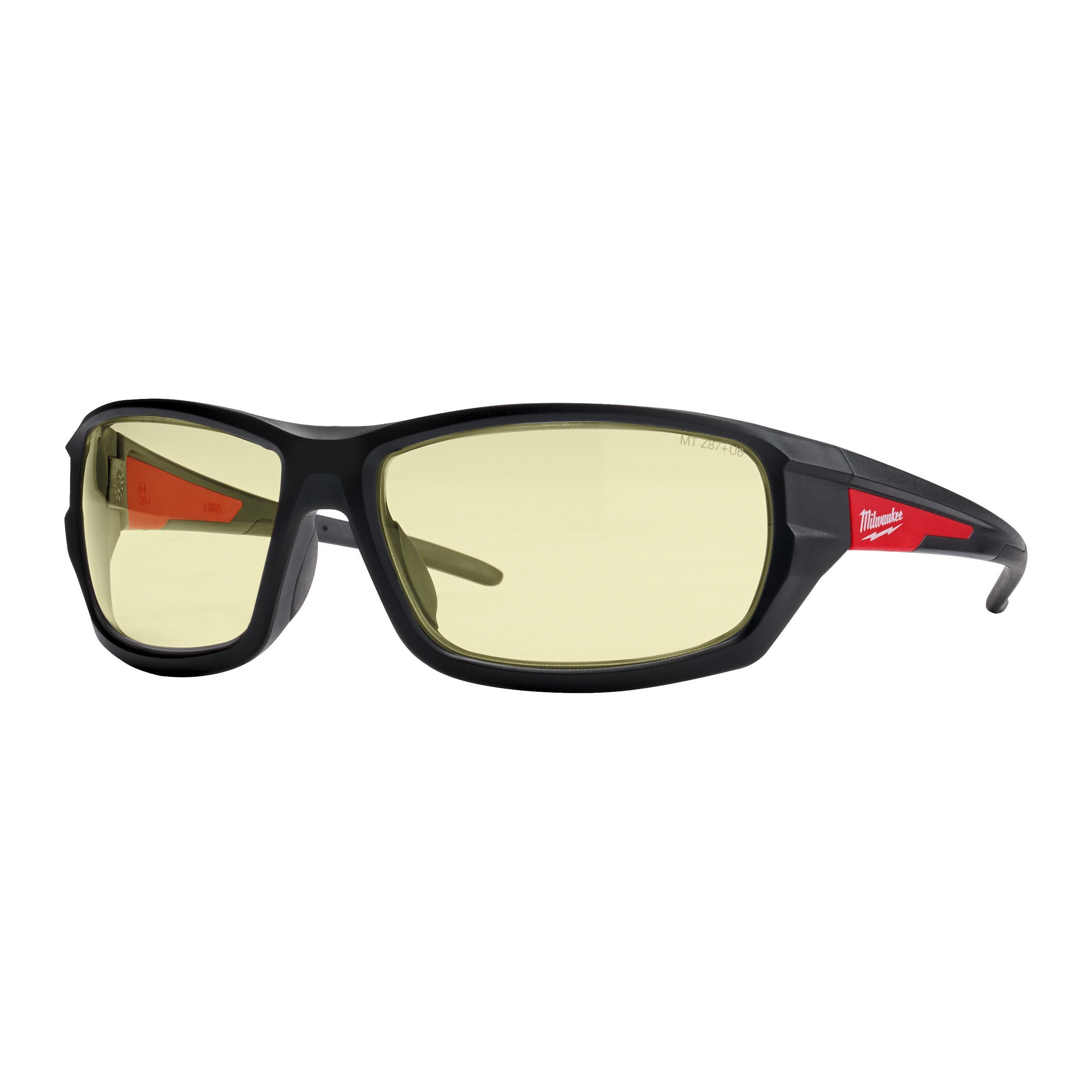 Milwaukee Safety Glasses, Yellow