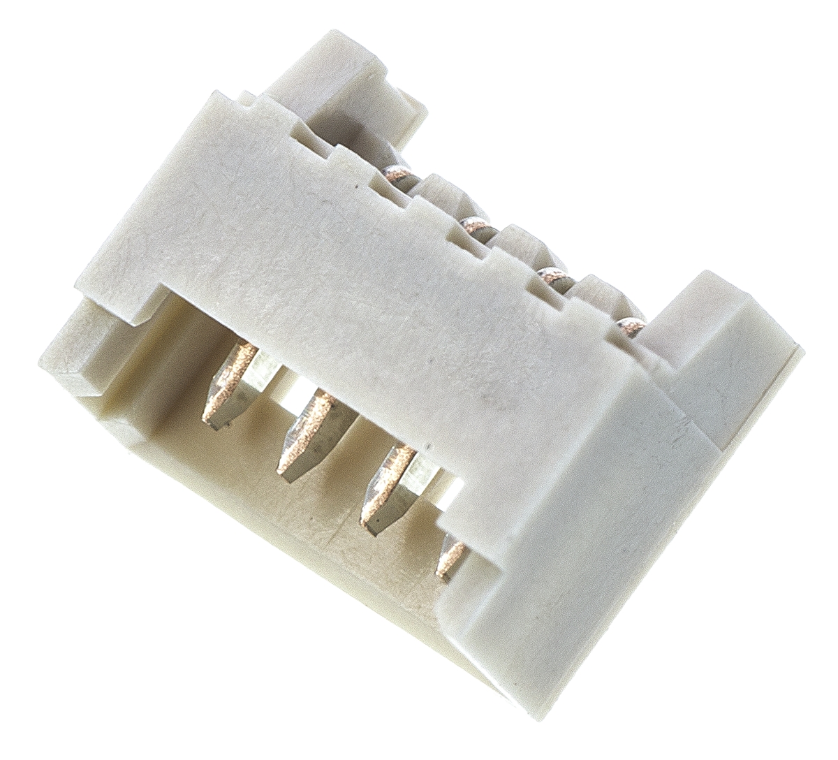 Molex PicoBlade Series Right Angle Through Hole PCB Header, 4 Contact(s), 1.25 mm Pitch, 1 Row, Shrouded