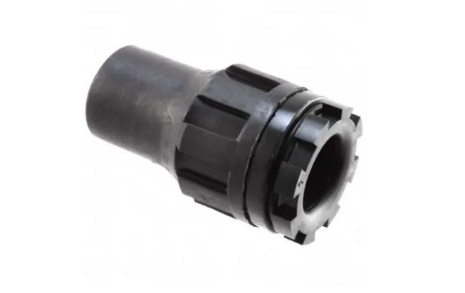 TE Connectivity CES Series Series Black Modified Polyolefin Cable Gland Locknut, 1-3/8-12 UNF Thread, 4.3mm min.,