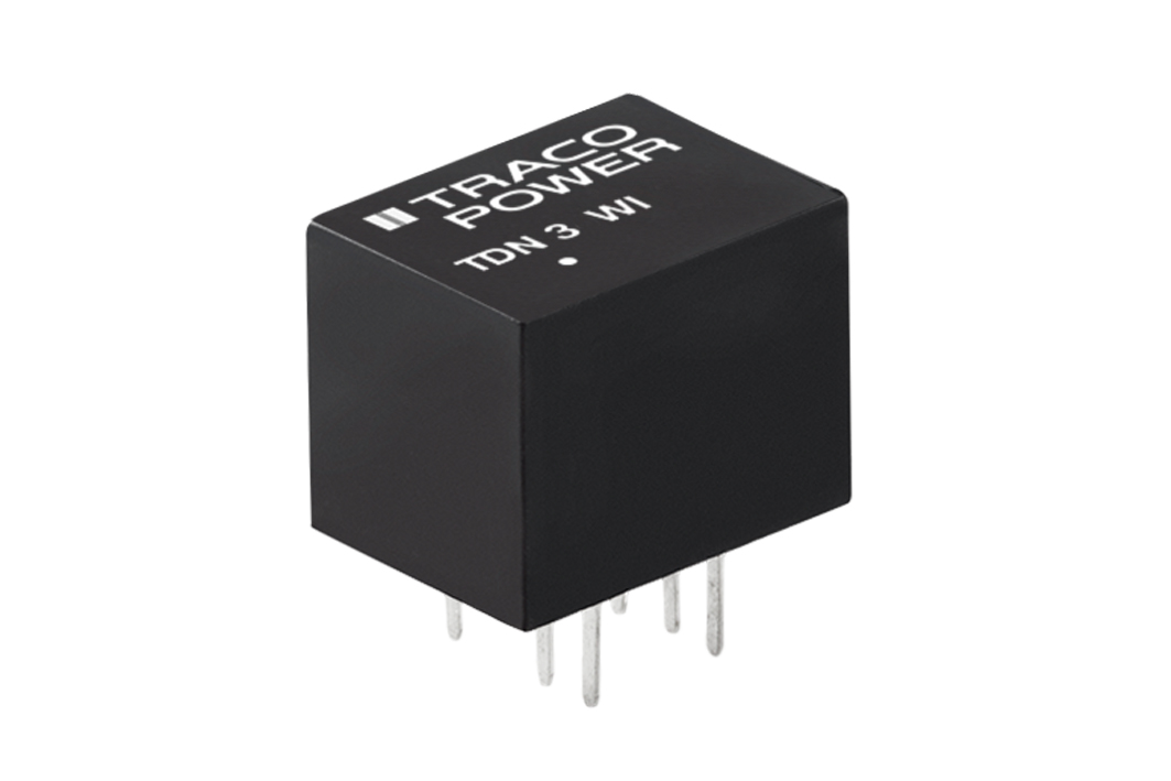 TRACOPOWER TDN 3WI DC-DC Converter, 5V dc/ 600mA Output, 4.5 → 18 V dc Input, 3W, Through Hole, +70°C Max Temp