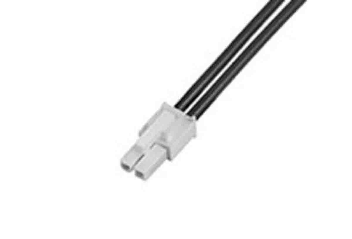 Molex 1 Way Male Mini-Fit Jr. to 1 Way Male Mini-Fit Jr. Wire to Board Cable, 150mm