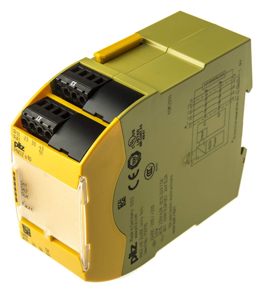 Pilz PNOZsigma Series Output Module, , 0 Inputs, 5 Outputs, 24 V dc, 4NO/1NC