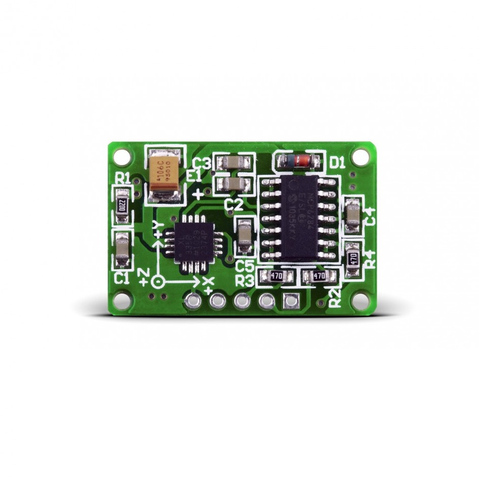 Brand-Rex Three-Axis Accelerometer Board Accelerometer Sensor Development Board for ADXL330 Breadboard (PROTO)