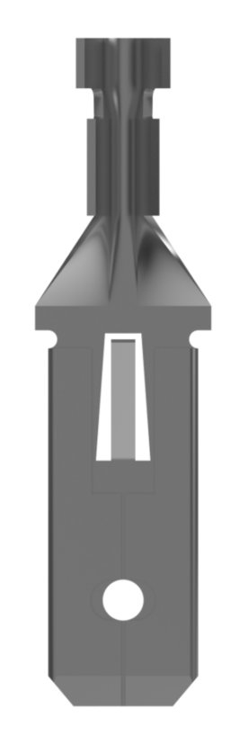 TE Connectivity FASTIN-FASTON .250 Uninsulated Male Spade Connector, Tab, 6.35 x 0.81mm Tab Size, 0.5mm² to 1mm²