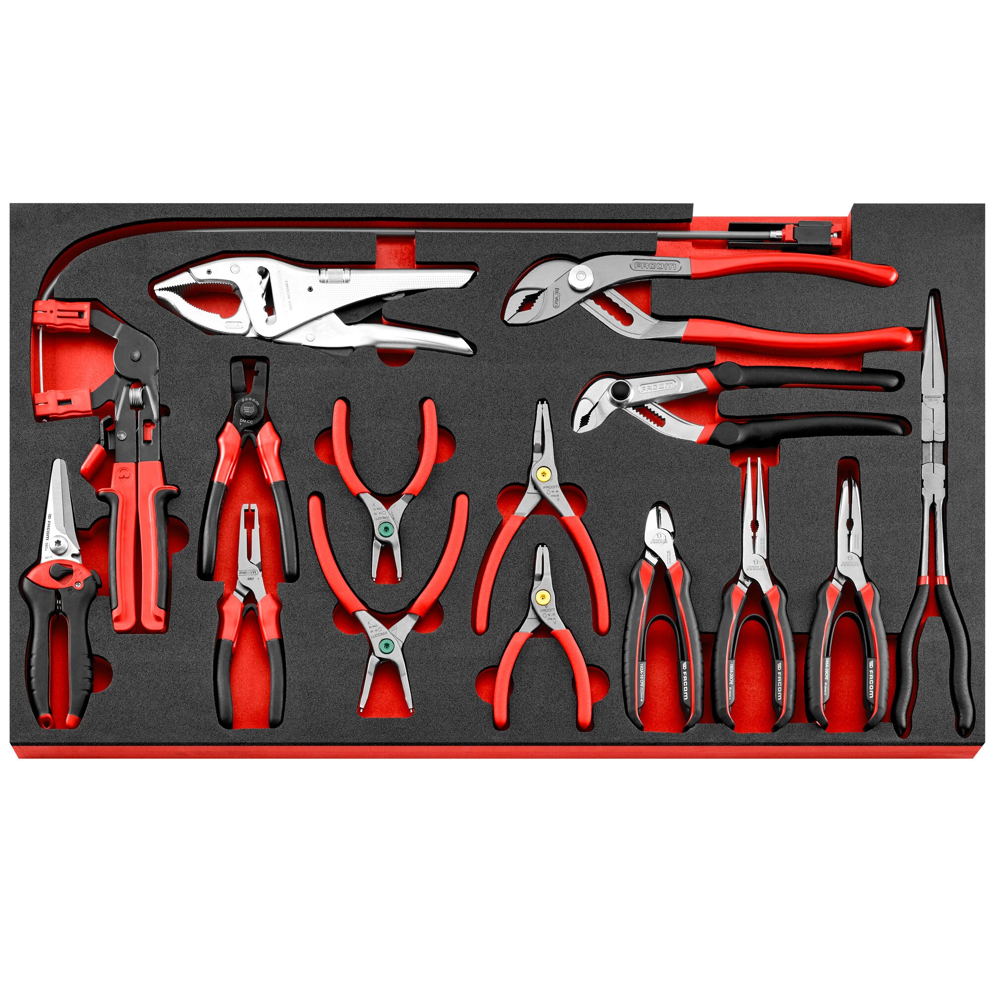 Facom 16 Piece Plier Tool Kit Tool Kit with Case