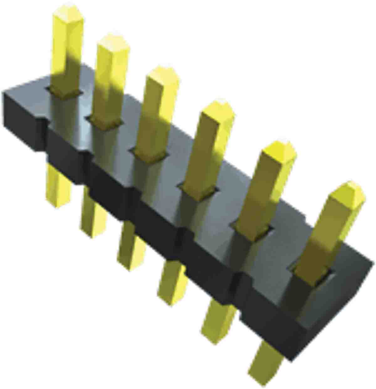 Samtec FTS Series Vertical Surface Pin Header, 10 Contact(s), 1.27 mm Pitch, 2 Row, Unshrouded