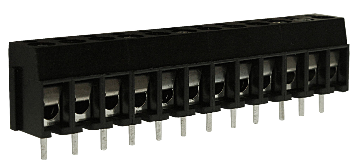 RS PRO PCB Terminal Block, 12-Contact, 5mm Pitch, Through Hole Mount, 1-Row, Screw Termination