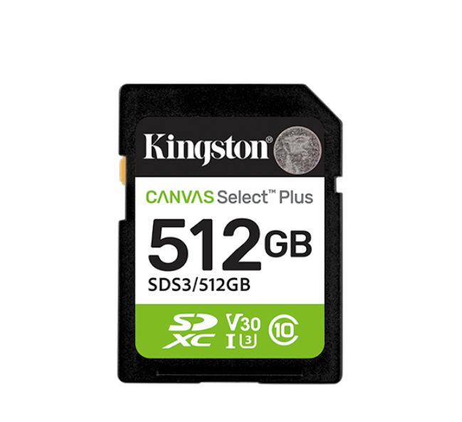 512 GB SDXC SD Card, Class 10, UHS-I
