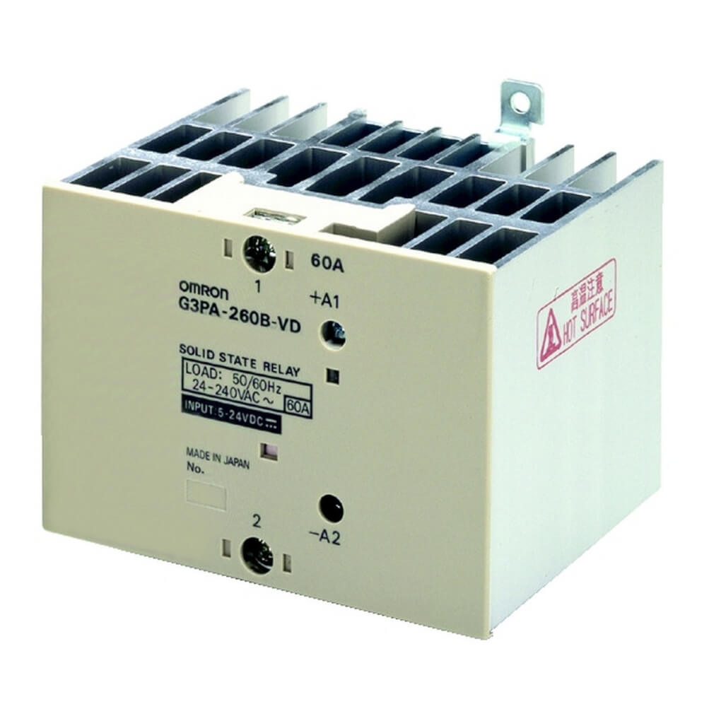 Omron G3PA Series Solid State Relay, 60 A Load, Panel Mount, 264 V Load, 30 V Control