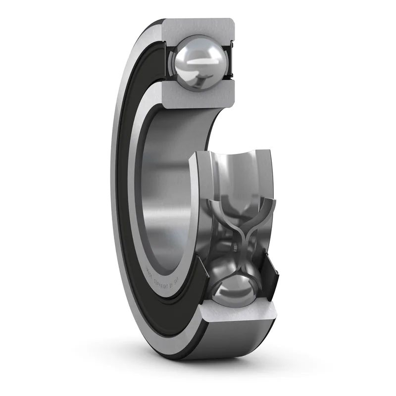SKF 6012-2RS1 1 Row Ball Bearing - 60 mm ID, 95 mm OD