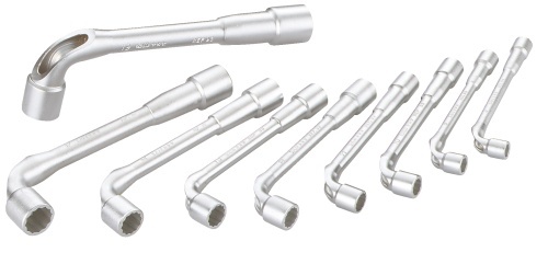 SAM Hex Tubular Box Spanner Set, 9 pieces 8 → 19 mm Tip