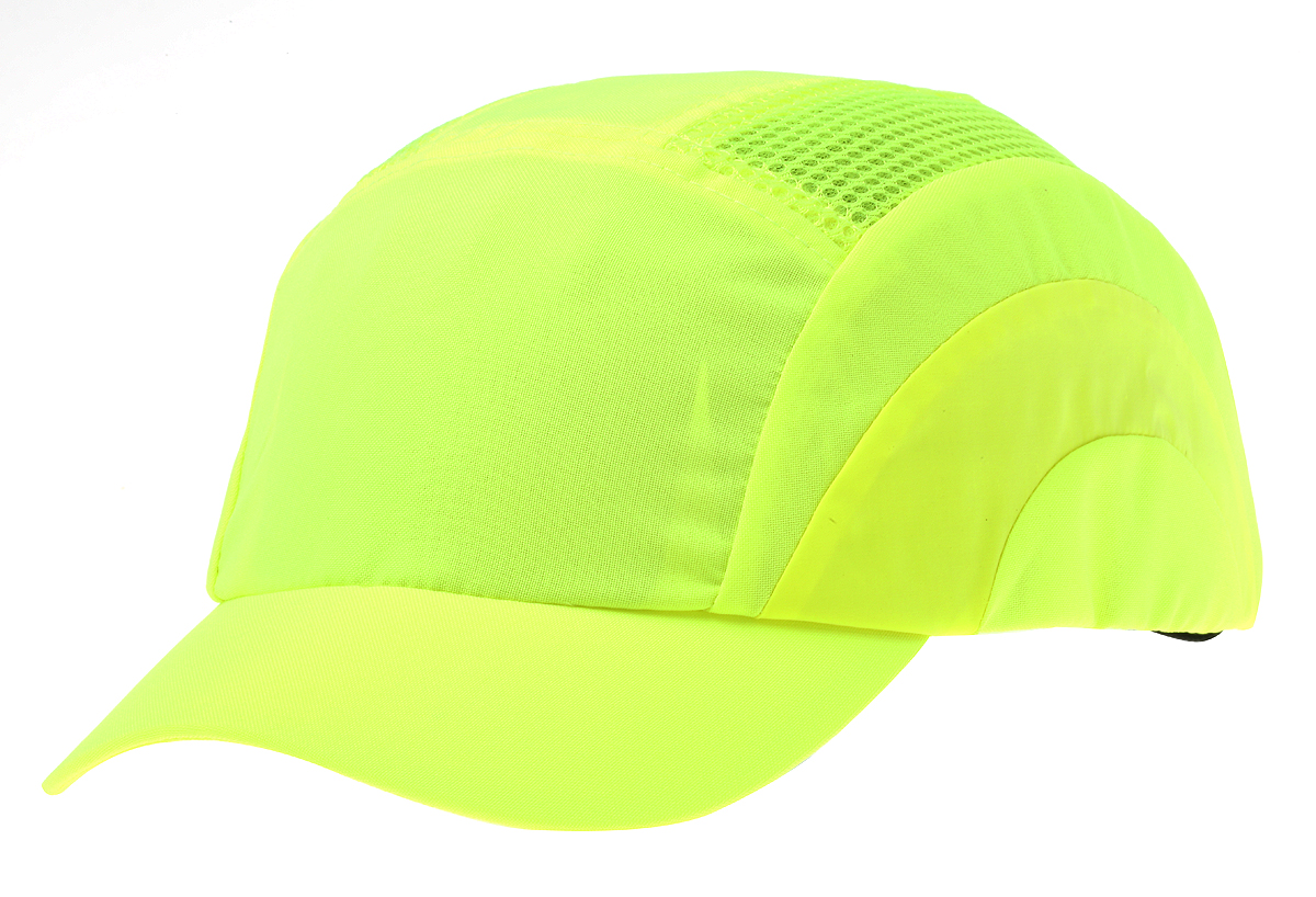 JSP Yellow Short Peaked Safety Cap, HDPE Protective Material