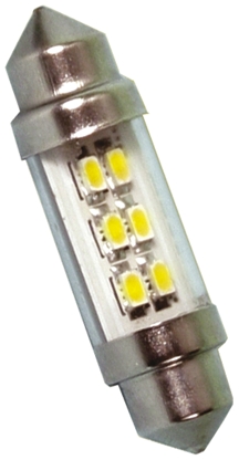 JKL Components LED Car Bulb, White, Festoon shape