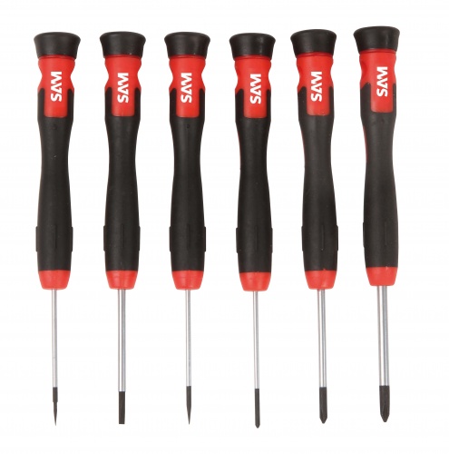SAM Phillips Precision Screwdriver Set, 6-Piece