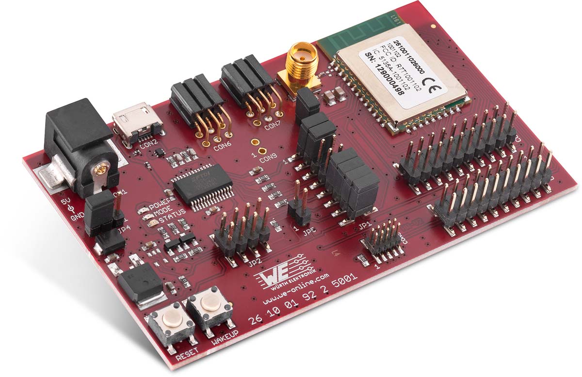 Wurth Elektronik Evaluation-Kit for Wi-Fi module Calypso with internal or external antenna Calypso WiFi Evaluation Kit