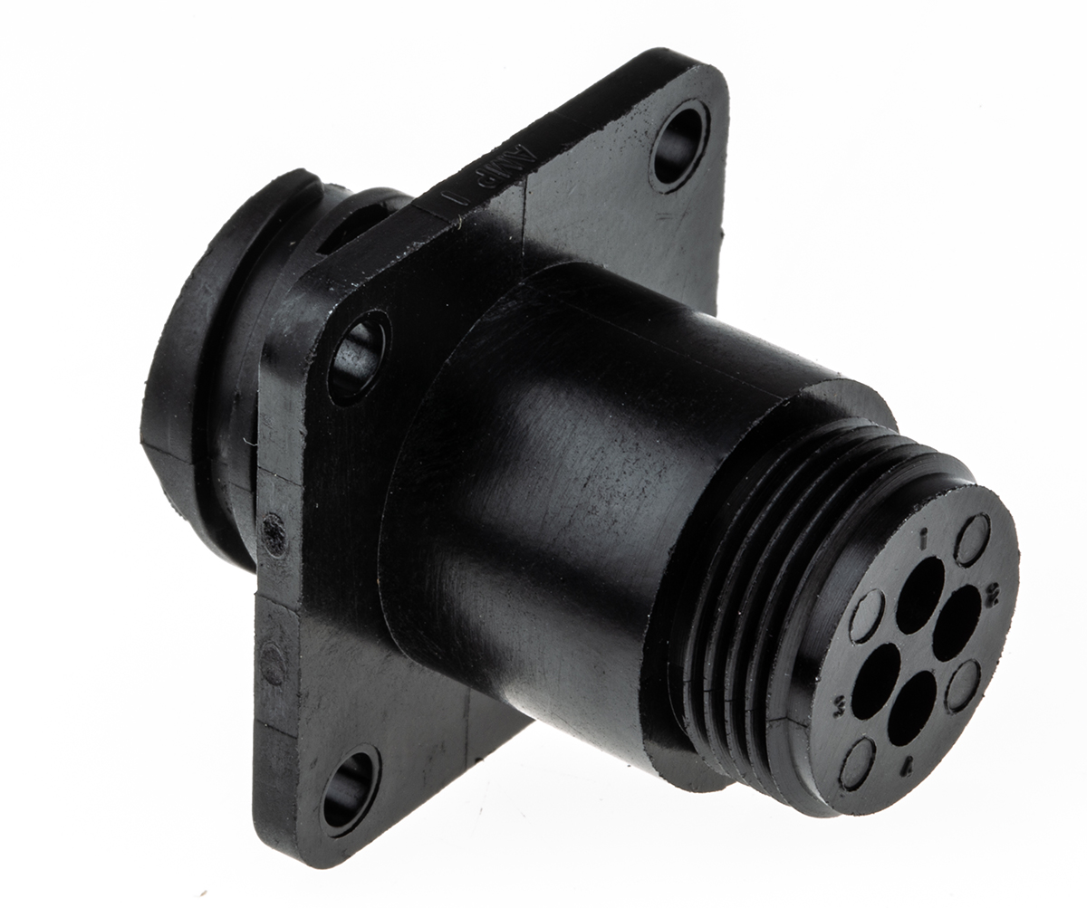 TE Connectivity Circular Connector, 4 Contacts, Panel, Standard Connector, Socket, Male, CPC Series