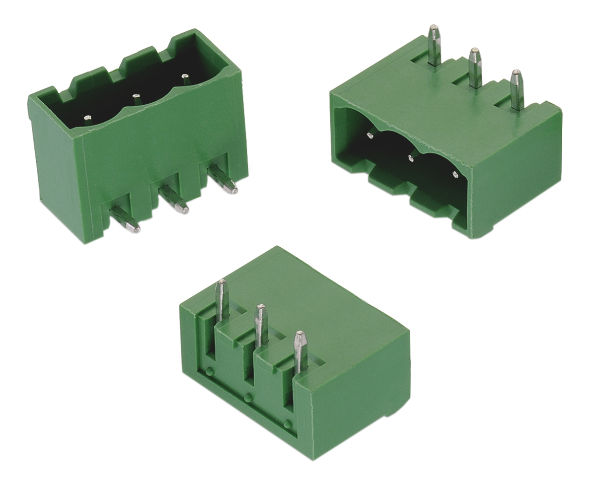 Wurth Elektronik, 5.08mm Pitch, 313, 3 Way, , Pluggable Terminal Block, Header, Through Hole, Solder Termination,
