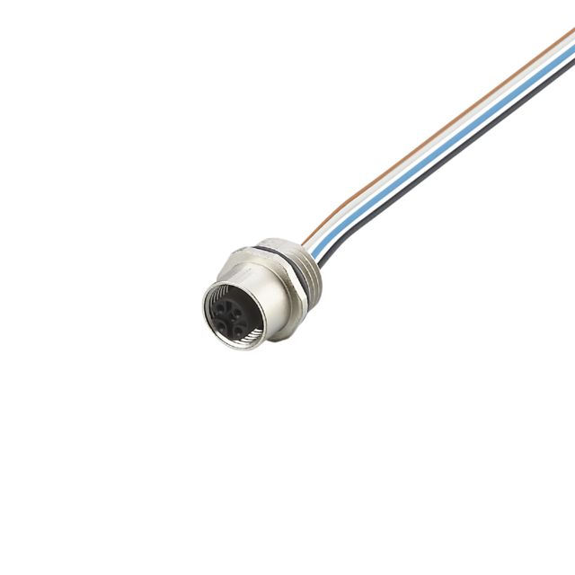 ifm electronic Industrial Circular Connector, 1 Contacts, Screw, M12 Connector, Socket, Female, IP68, E Series