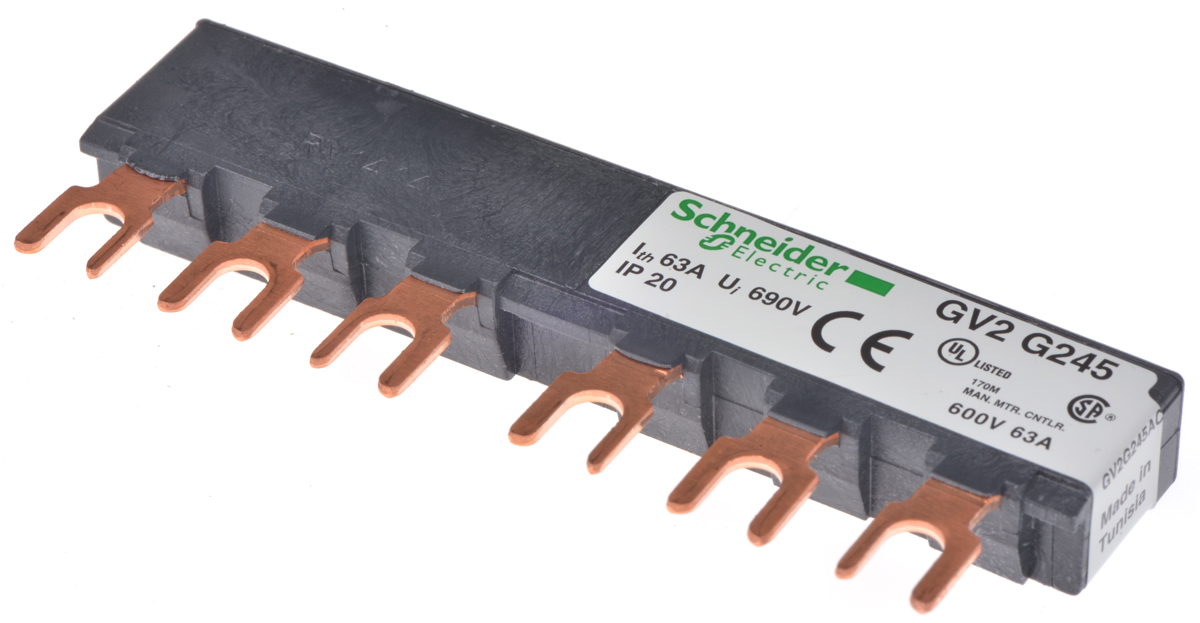 2 way busbar for GV2 motor cct breaker