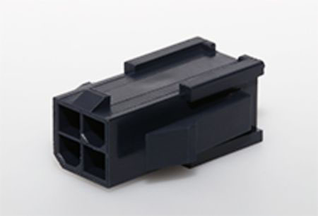 Molex, Mini-Fit Female Crimp Connector Housing, 4.2mm Pitch, 4 Way, 2 Row Side Entry