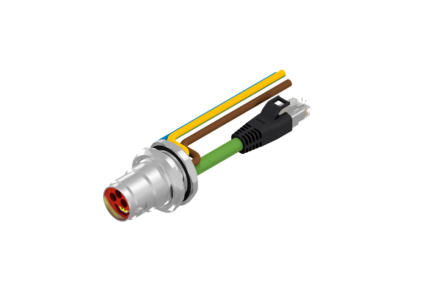 CONEC Connector, 7 Contacts, Panel, B17 Connector, Socket, Male/Female, IP65, IP67, 57-22 Series
