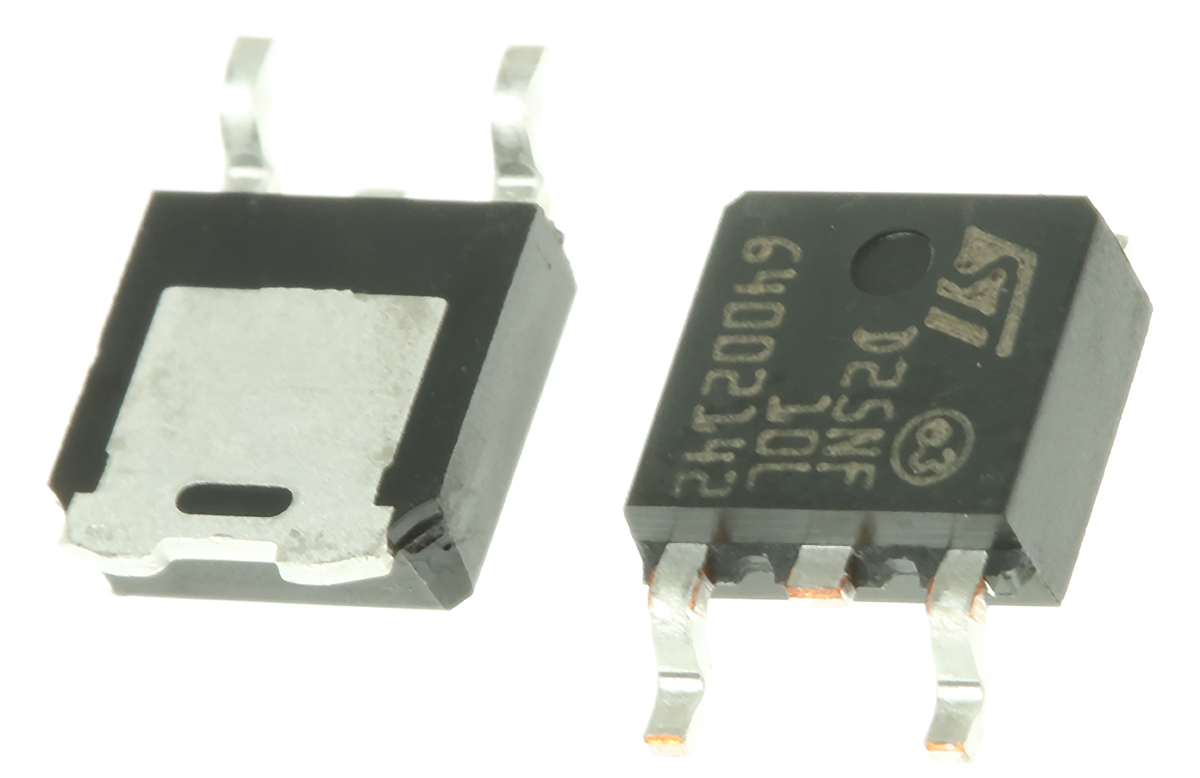 STMicroelectronics STripFET II Type N-Channel MOSFET, 25 A, 100 V Enhancement, 3-Pin TO-252 STD25NF10LT4