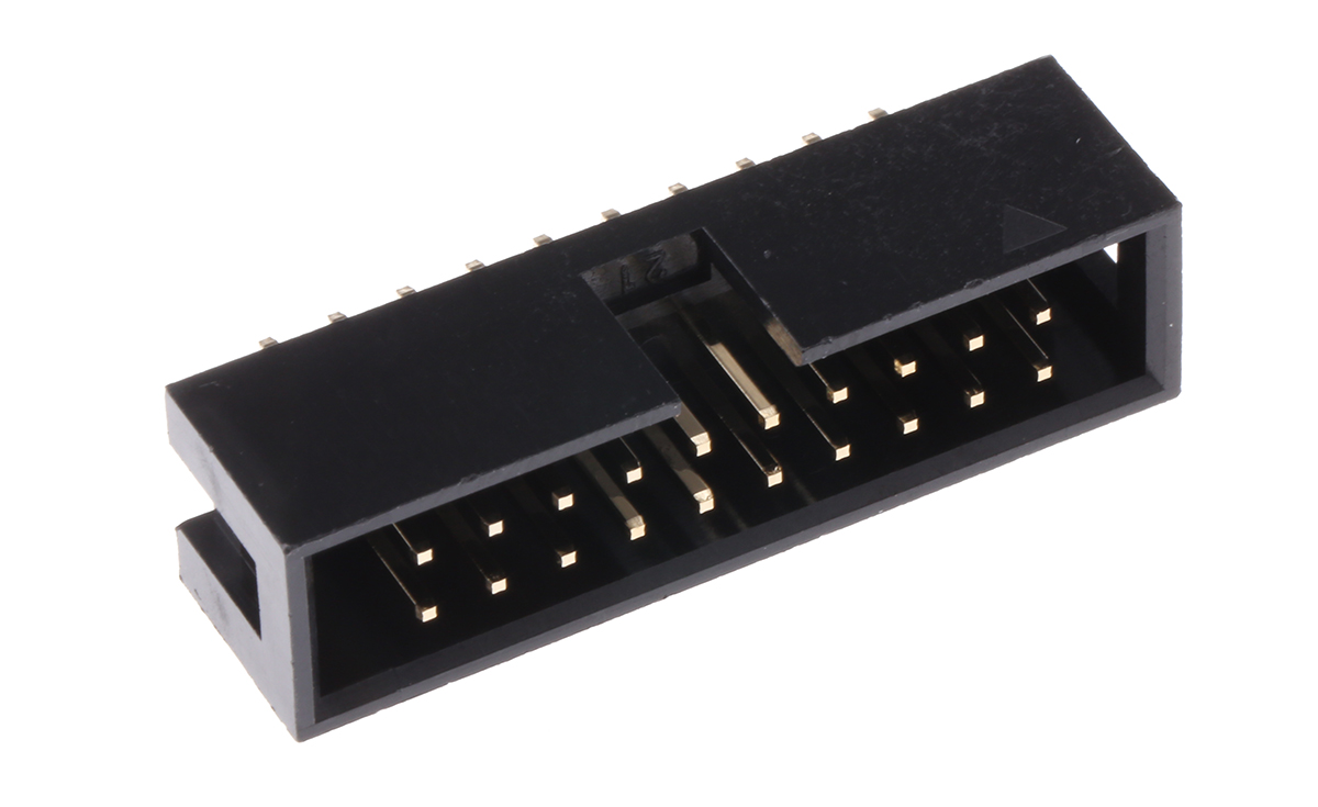 Wurth Elektronik WR-BHD Series Straight Through Hole PCB Header, 20 Contact(s), 2.54 mm Pitch, 2 Row, Shrouded